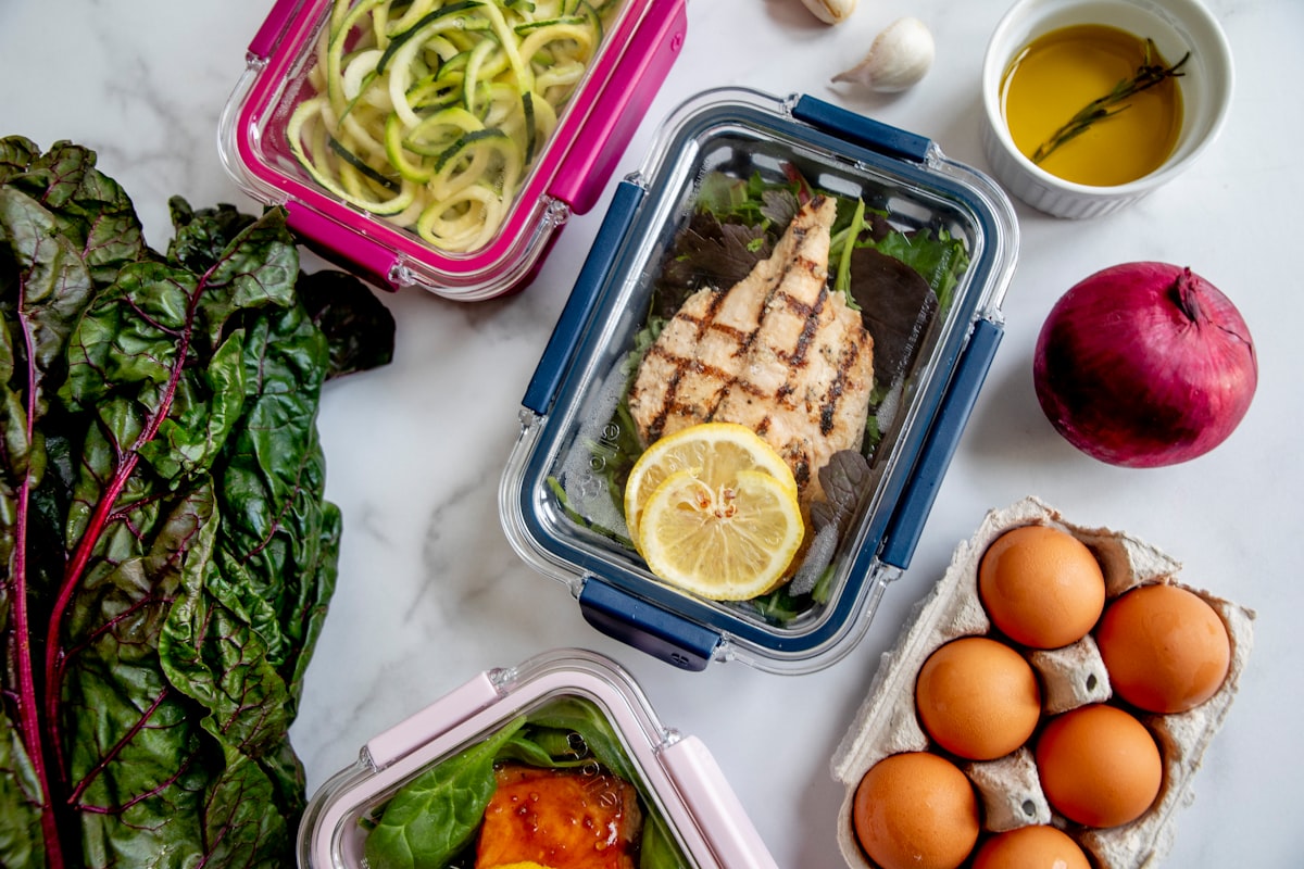 Energia diária através de alimentação saudável